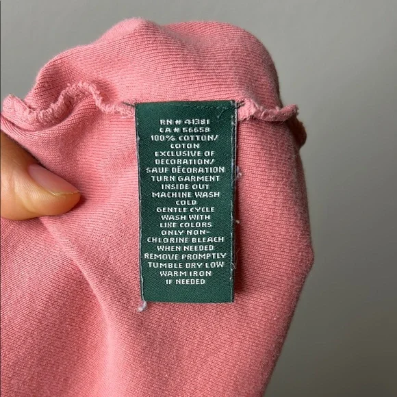 Lauren Ralph Lauren Pink Button-Up Top - Picture 4 of 4